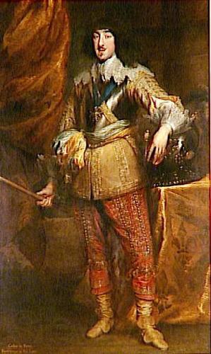 Anthony Van Dyck Portrait of Gaston of France, duke of Orleans Spain oil painting art
